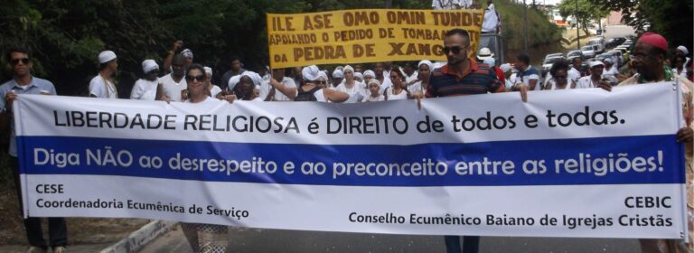 Passeata em defesa do diálogo inter-religioso