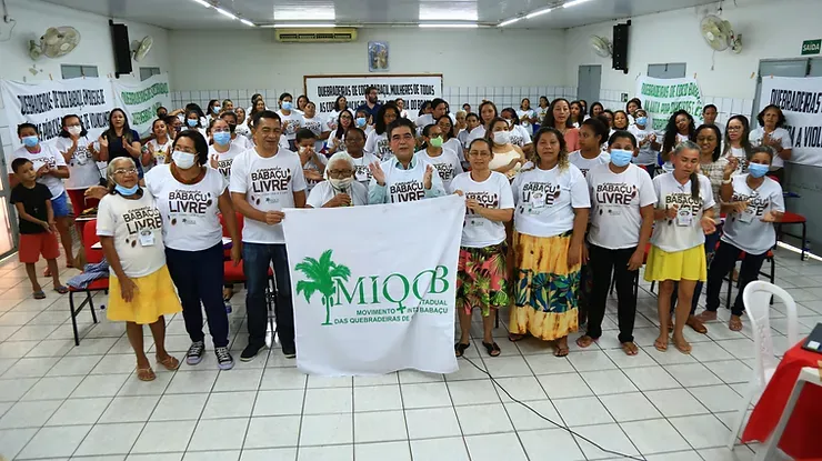 With support from CESE, support mobilization by female coconut breakers results in approval of Free Babassu Law