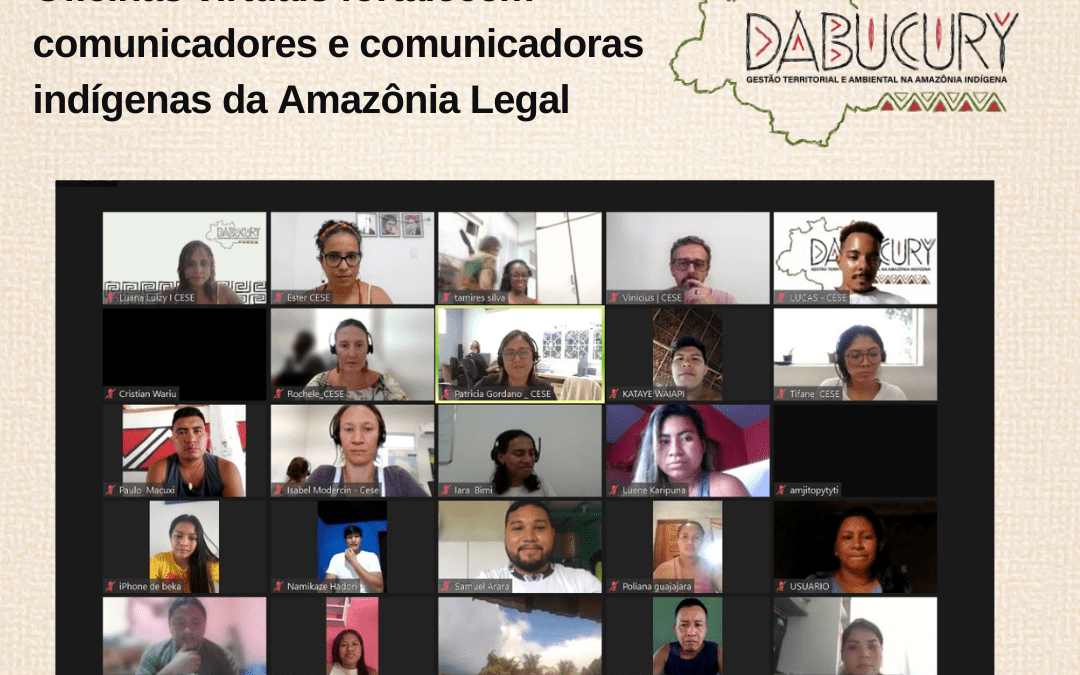 Online workshops strengthen indigenous communicators from the Legal Amazon
