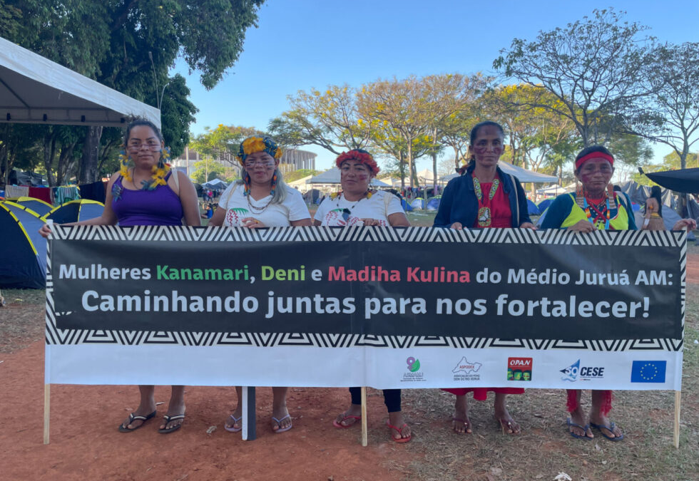 Deni/Kanamari women at the 3rd Indigenous Women’s March