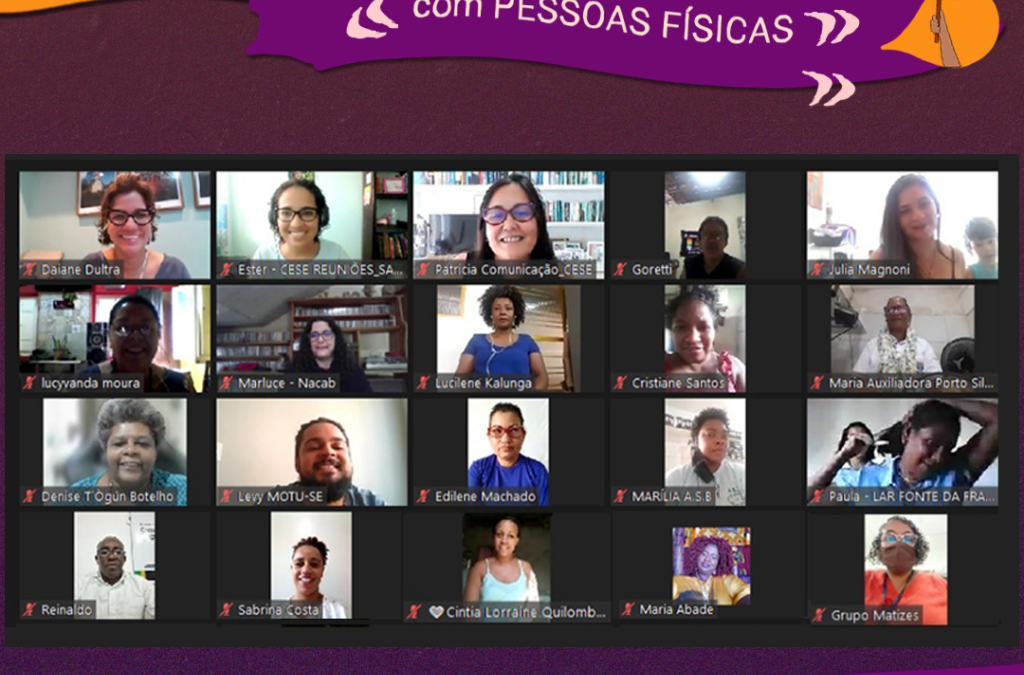 Cese promove roda de diálogo virtual sobre mobilização de recursos com pessoas físicas