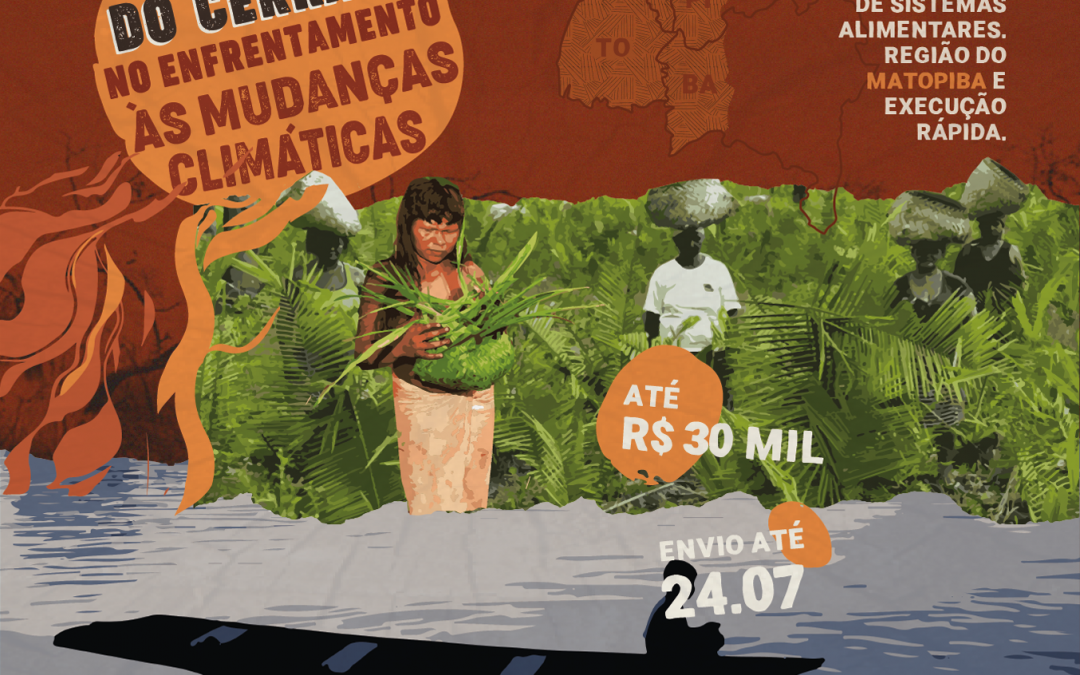 CESE lança novo edital de apoio a projetos “Povos do Cerrado enfrentando as Mudanças Climáticas: Direitos Territoriais e Sistemas Alimentares”