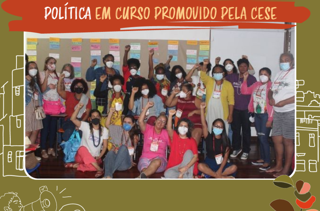Mulheres de organizações populares do Nordeste discutem estratégias de incidência política em curso promovido pela CESE