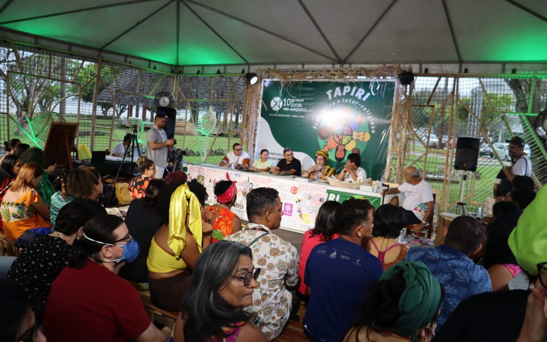 FOSPA 2022: Organizações baseadas na Fé, povos indígenas e populações tradicionais discutem fundamentalismos e racismo religioso na Amazônia