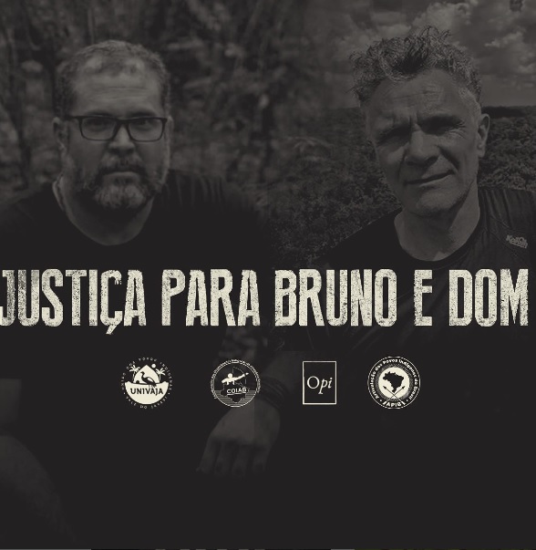 Bruno Pereira, presente! Dom Phillips, presente!