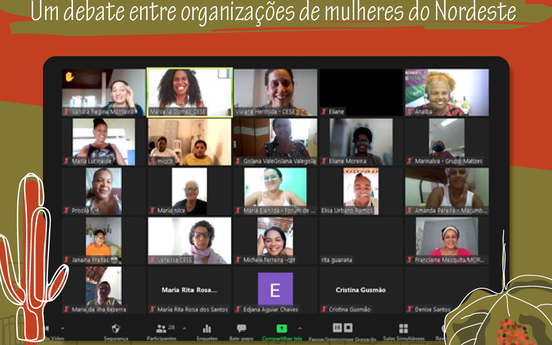 Fundos Comunitários e Autônomos como estratégia de sustentabilidade: um debate entre organizações de mulheres do Nordeste