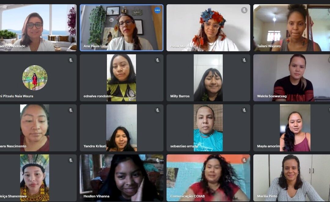 Comunicadoras indígenas da Amazônia e do Cerrado participam de Oficina de Comunicação com o objetivo de fortalecer seu protagonismo e de suas organizações para defesa e promoção de seus direitos