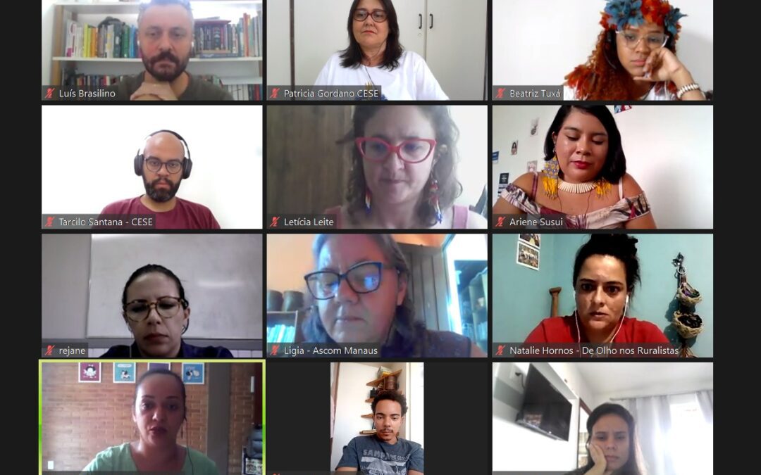 CESE promove encontro entre jornalistas da imprensa independente e comunicadores/as populares da Amazônia