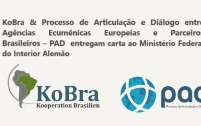 KoBra & Processo de Articulação e Diálogo entre Agências Ecumênicas Europeias e Parceiros Brasileiros – PAD entregam carta ao Ministério Federal do Interior Alemão