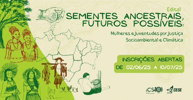 CESE lança edital de apoio a ações de mulheres e juventudes por justiça climática